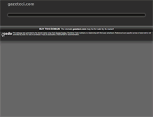 Tablet Screenshot of gazeteci.com